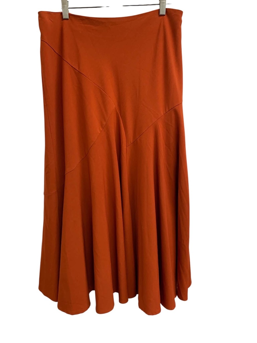 Jessica Rust A-Line Maxi Skirt Size M
